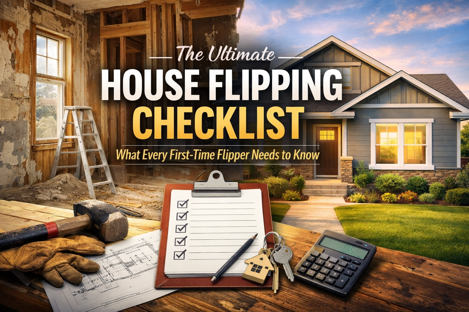 The Ultimate House Flipping Checklist: What Every First-Time Flipper Needs to Know